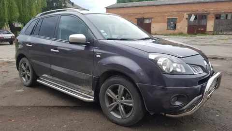 Бокові пороги Premium (2 шт., нерж.) 60 мм для Renault Koleos 2008-2016 рр — Renault Koleos 2008-2016 гг. DianaParts