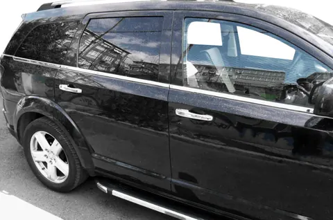 Окантовка вікон (6 шт, нерж.) для Dodge Journey 2008-2020 рр — Dodge Journey 2008-2020 гг. DianaParts