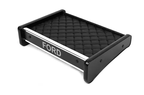 Полиця на пенель (Чорна з чорною ниткою) для Ford Transit 1991-2000 рр — Ford Transit 1991-2000 гг. DianaParts