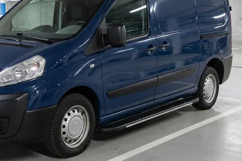 Бокові пороги Bosphorus Grey (2 шт., алюміній) Довга база для Peugeot Expert 2007-2016 рр — Peugeot Expert 2007-2016 гг. DianaParts
