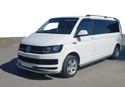 Передній захист ST008 (нерж) 60 мм для Volkswagen T6 2015-2024 рр — Volkswagen T6 2015-2024 гг. DianaParts