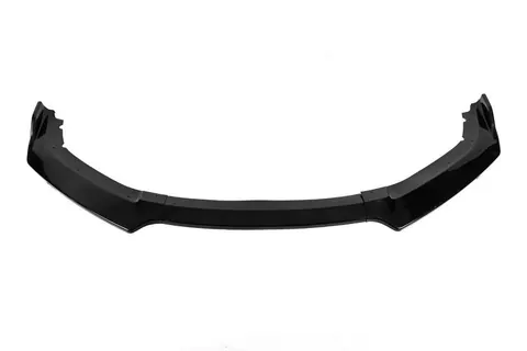 Передня Lip накладка DPT V-1 (ABS, чорний глянець) для Honda Civic Sedan X 2016-2021 рр — Honda Civic Sedan X 2016-2021 гг. DianaParts