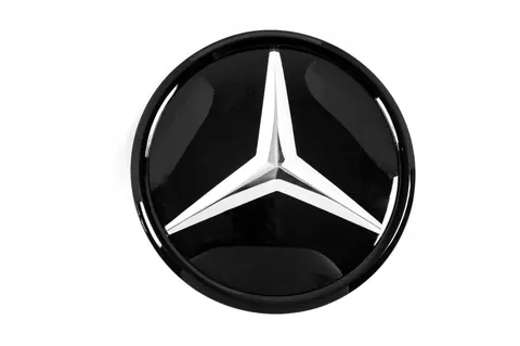 Передня емблема під склом, чорна окантовка a0008881000 для Mercedes E-сlass W213 рр
