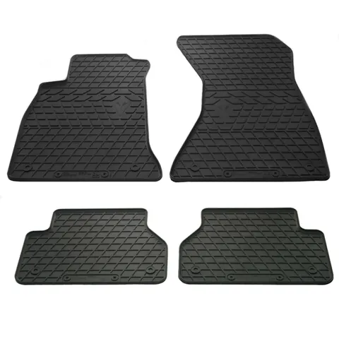 Килимки Stingray (4 шт, гума) для Ауди A4 B9 2015-2024 рр — Audi A4 B9 2015-2024 гг. DianaParts