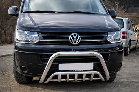 Кенгурятник WT002 (нерж) для Volkswagen T5 2010-2015 рр — Volkswagen T5 2010-2015 гг. DianaParts