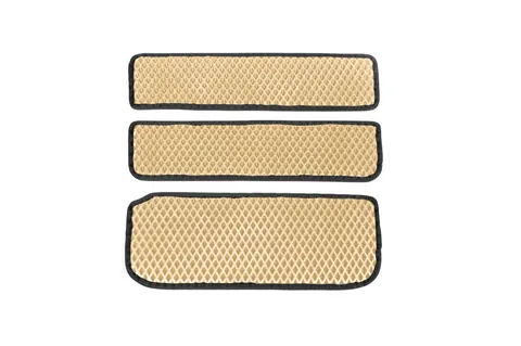 Килимки на пороги (3 шт, EVA, Бежевий) для Nissan Primastar 2002-2014 рр — Nissan Primastar 2002-2014 гг. DianaParts