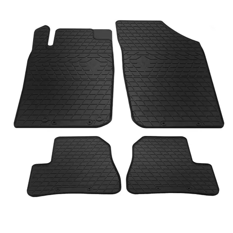 Гумові килимки (4 шт, Stingray Premium) для Peugeot 206 1998-2024 рр — Peugeot 206 1998-2024 гг. DianaParts