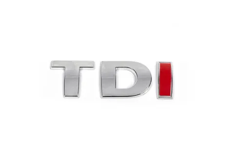 Напис Tdi (прямий шрифт) Червона І для Volkswagen Crafter 2006-2016 рр — Volkswagen Crafter 2006-2016 гг. DianaParts