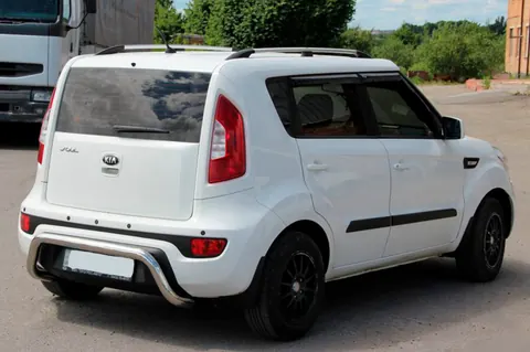 Задня дуга AK002 (нерж) для Kia Soul I 2008-2013 рр — Kia Soul I 2008-2013 гг. DianaParts