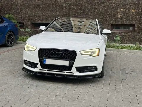 Передня лип накладка Lip (для Base, 2011-2015, під фарбування) для Ауди A5 рр — Audi A5 2007-2015 гг. DianaParts