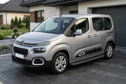 Бокові пороги Tayga Black (2 шт., алюміній) Довга база для Citroen Berlingo/Multispace 2018- рр — Citroen Berlingo/Multispace 2018- гг. DianaParts