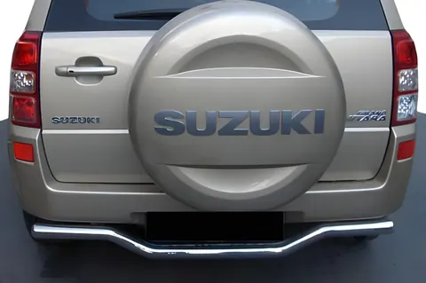 Задній захист AK005-1 (нерж) для Suzuki Grand Vitara 2005-2017 рр — Suzuki Grand Vitara 2005-2017 гг. DianaParts