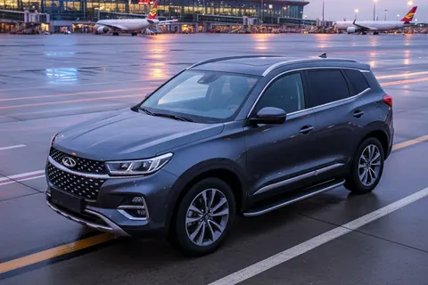Бокові пороги Tayga Grey (2 шт., алюміній) для Chery Tiggo 7 2020- рр — Chery Tiggo 7 2020- гг. DianaParts