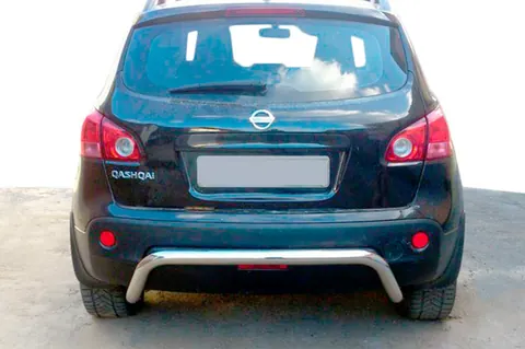 Задня дуга AK007 (нерж.) для Nissan Qashqai 2010-2014 рр — Nissan Qashqai 2010-2014 гг. DianaParts