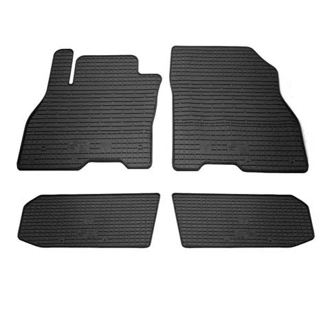 Гумові килимки (4 шт, Stingray Premium) для Nissan Leaf 2010-2017 рр — Nissan Leaf 2010-2017 гг. DianaParts
