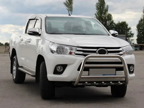 Передній захист WT010 (нерж) для Toyota Hilux 2015- рр — Toyota Hilux 2015- гг. DianaParts