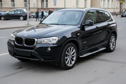 Бокові пороги Tayga V2 (2 шт., Алюміній) для BMW X3 F25 2011-2018 рр — BMW X3 F25 2011-2018 гг. DianaParts