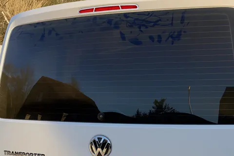 Накладка на верхній рефлектор (2 шт., нерж) для Volkswagen T6 2015-2024 рр — Volkswagen T6 2015-2024 гг. DianaParts
