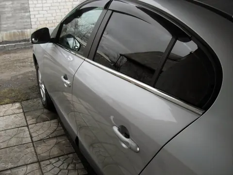 Нижня окантовка стекол (4 шт, нерж) Carmos - турецька сталь для Renault Fluence 2009-2016 рр — Renault Fluence 2009-2016 гг. DianaParts