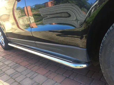 Бокові пороги Premium (2шт., нерж.) d60 для Ауди Q5 2008-2017 рр — Audi Q5 2008-2017 гг. DianaParts