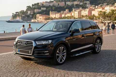 Бокові пороги Sunrise (2 шт., Алюміній) для Ауди Q7 2015-2026 рр — Audi Q7 2015–2026 гг. DianaParts