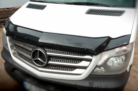 Дефлектор капота 2013-2026 (V1, EuroCap) для Mercedes Sprinter W906 рр — Mercedes Sprinter W906 2006–2018 гг. DianaParts