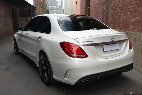 Задній дифузор (дизайн C63 2014-2018) для Mercedes C-сlass W205 рр — Mercedes C-сlass W205 2014-2021 гг. DianaParts