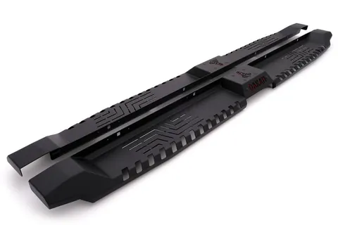 Бокові пороги Dakar V2 без LED (2 шт, метал) для Mercedes X class 2017-2020 рр — Mercedes X class 2017-2020 гг. DianaParts