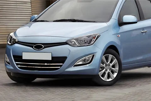 Хром накладки на противотуманки (2 шт., нерж.) для Hyundai I-20 2012-2014 рр — Hyundai I-20 2012-2014 гг. DianaParts
