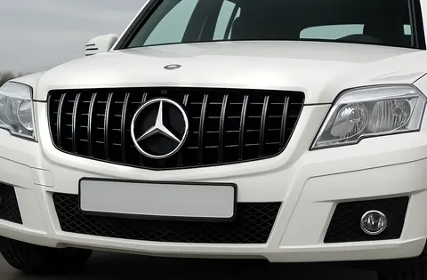 Передня решітка GT Panamericana (2009-2012) для Mercedes GLK сlass X204 рр — Mercedes GLK сlass X204 2008-2015 гг. DianaParts