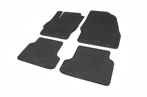 Гумові килимки (4 шт, Polytep) для Ford Focus II 2008-2011 рр — Ford Focus II 2008-2011 гг. DianaParts