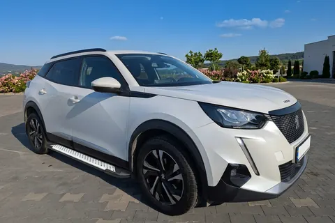 Бокові пороги Allmond Grey (2 шт., Алюміній) для Peugeot 2008 2019- рр — Peugeot 2008 2019- гг. DianaParts