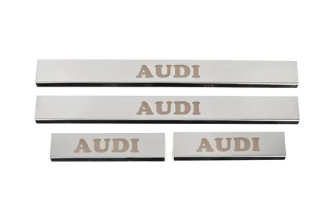 Накладки на пороги (4 шт, Carmos) для Ауди A4 B6 2000-2004 рр — Audi A4 B6 2000-2004 гг. DianaParts