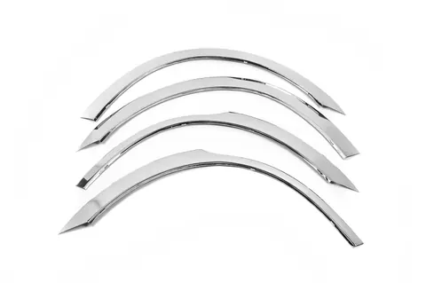 Накладки на арки (4 шт, нерж) для Mitsubishi Outlander 2006-2012 рр — Mitsubishi Outlander 2006-2012 гг. DianaParts