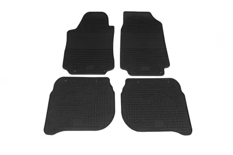 Гумові килимки Polytep (4 шт) для Ауди 100 C4 1990-1994 рр — Audi 100 C4 1990-1994 гг. DianaParts