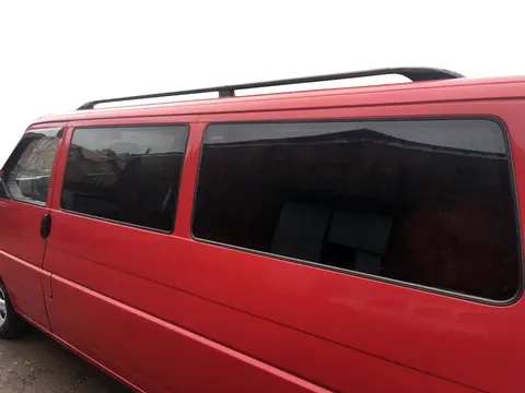 Рейлінги Чорні Коротка база, Металеві ніжки для Volkswagen T4 Caravelle/Multivan 1990-2003 рр — Volkswagen T4 Caravelle/Multivan 1990–2003 гг. DianaParts