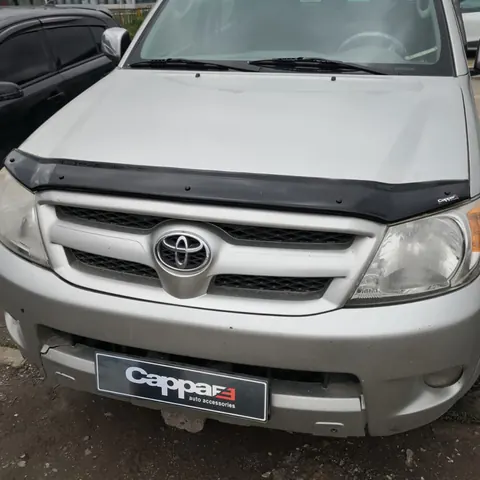 Дефлектор капота 2006-2011 (EuroCap) для Toyota Hilux рр — Toyota Hilux 2006-2015 гг. DianaParts