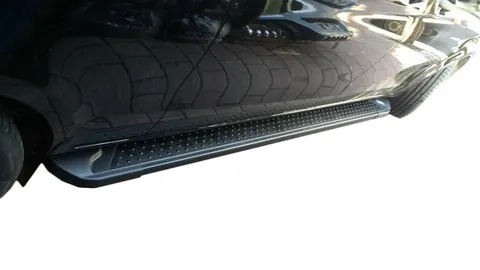 Бокові пороги Allmond Black (2 шт., Алюміній) Довга (ExtraLong) для Mercedes Vito/V-class W447 2014- рр — Mercedes Vito/V-class W447 2014- гг. DianaParts
