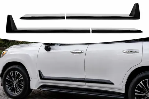 Молдинги чорні F-Sport білі-2026чорне (4 шт, ABS) для Lexus LX 500d/600 2022- рр — Lexus LX 500d/600 2022- гг. DianaParts