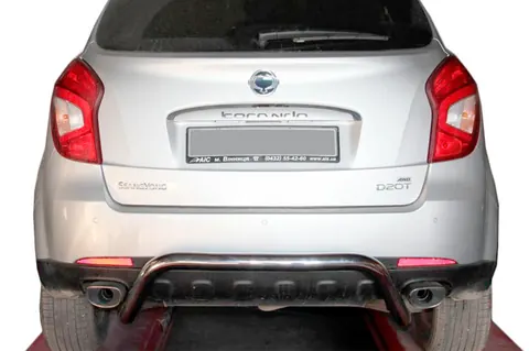 Задня дуга AK007 (нерж) для SsangYong Korando 2010-2019 рр — SsangYong Korando 2010-2019 гг. DianaParts