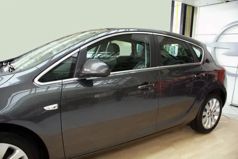Повна окантовка вікон (HB, 12 шт, нерж) для Opel Astra J 2009-2015 рр — Opel Astra J 2009-2015 гг. DianaParts