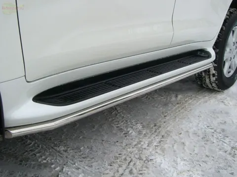 Бічні подпорожники 2008-2015 (нерж) для Lexus LX570/450d рр — Lexus LX570/450d 2008-2022 гг. DianaParts