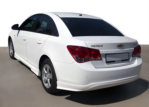 Накладка на задній бампер SD (Meliset, під фарбування) для Chevrolet Cruze 2009-2015 рр — Chevrolet Cruze 2009–2015 гг. DianaParts