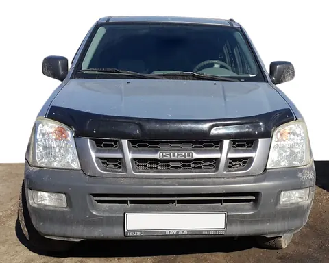 Дефлектор капота 2002-2006 (EuroCap) для Isuzu D-Max рр — Isuzu D-Max 2002-2011 гг. DianaParts