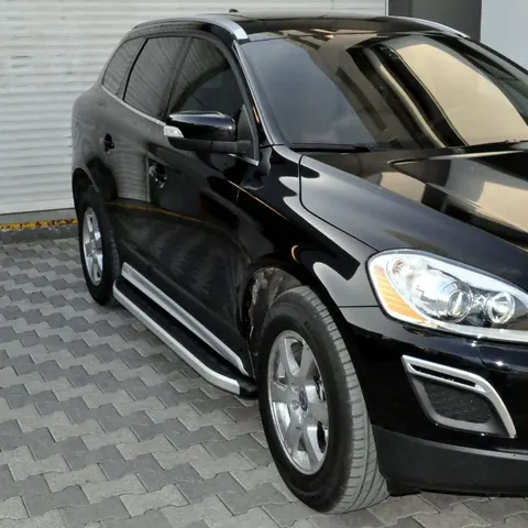 Бокові пороги Fullmond (2 шт., Алюміній) для Volvo XC90 2002-2014 рр — Volvo XC90 2002-2014 гг. DianaParts