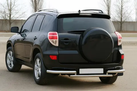 Накладка на стопи 2006-2009 (2 шт., нерж) для Toyota Rav 4 рр — Toyota Rav 4 2006-2013 гг. DianaParts