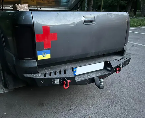 Задній бампер Dakar V1 для Volkswagen Amarok 2010-2022 рр — Volkswagen Amarok 2010-2022 гг. DianaParts