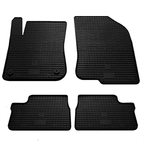 Гумові килимки (4 шт, Stingray Premium) для Peugeot 208 2012-2019 рр — Peugeot 208 2012-2019 гг. DianaParts