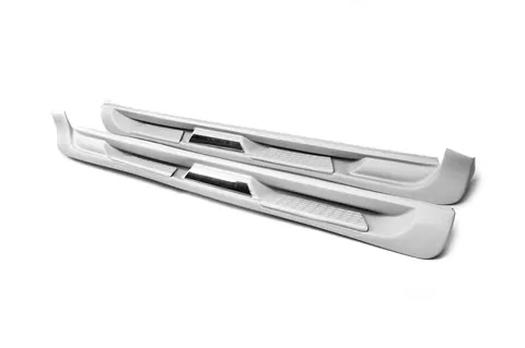 Бокові пороги Sorento тип (під фарбування) для Fiat Doblo I 2001-2005 рр — Fiat Doblo I 2001-2005 гг. DianaParts