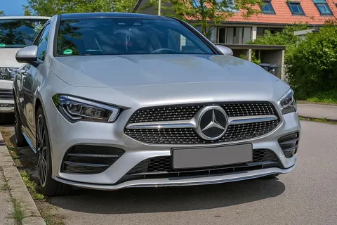 Передня решітка Diamond Silver (для 2019-2022) для Mercedes CLA C118 2019- рр — Mercedes CLA C118 2019- гг. DianaParts
